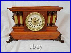 Seth Thomas Adamantine Antique Mantel Clock circa 1900
