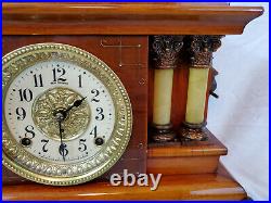 Seth Thomas Adamantine Antique Mantel Clock circa 1900