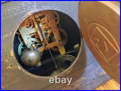Seth Thomas Adamantine Mantel Clock adamantine finish 19th-20th century pillars