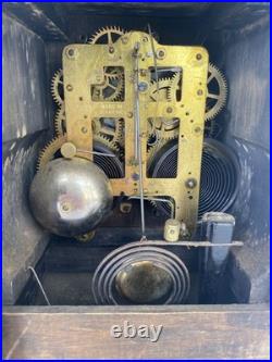Seth Thomas Adamantine Mantle Clock 1900s With Key Antique