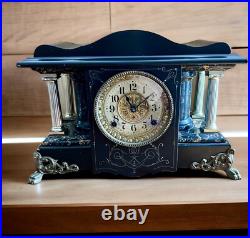 Seth Thomas Adamantine Mantle Clock Shasta Model 35 c1900 with Bob & Key 2/Restore Seth Thomas Adamantine Mantle Clock Shasta Model 35 c1900 with Bob & Key 2/Restore