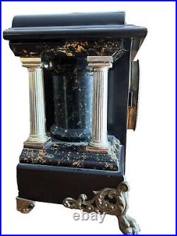 Seth Thomas Adamantine Mantle Clock Shasta Model 35 c1900 with Bob & Key 2/Restore