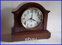 Seth Thomas Adamantine Shelf or Mantel Clock Hour Half Hour Strike Dated C18XX Seth Thomas Adamantine Shelf or Mantel Clock Hour Half Hour Strike Dated C18XX