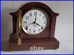 Seth Thomas Adamantine Shelf or Mantel Clock Hour Half Hour Strike Dated C18XX