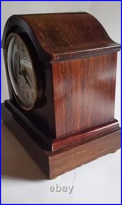 Seth Thomas Adamantine Shelf or Mantel Clock Hour Half Hour Strike Dated C18XX