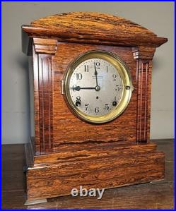 Seth Thomas Adamantine Sonora Bell Westminster Chime Mantel Clock