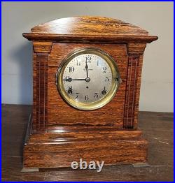 Seth Thomas Adamantine Sonora Bell Westminster Chime Mantel Clock