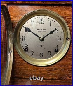 Seth Thomas Adamantine Sonora Bell Westminster Chime Mantel Clock