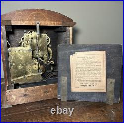Seth Thomas Adamantine Sonora Bell Westminster Chime Mantel Clock