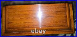 Seth Thomas Adamantine Wood CASE 4 MARBLE Column Mantle Clock BEAUTIFUL