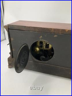 Seth Thomas Adamantine Wood CASE 4 MARBLE Column Mantle Clock Working WithKey Seth Thomas Adamantine Wood CASE 4 MARBLE Column Mantle Clock Working WithKey