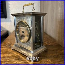 Seth Thomas Alarm Carriage 6 Desk Mantel Table Clock Working