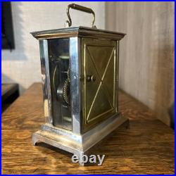 Seth Thomas Alarm Carriage 6 Desk Mantel Table Clock Working