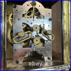 Seth Thomas Alarm Carriage 6 Desk Mantel Table Clock Working