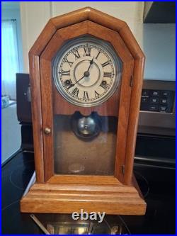 Seth Thomas Antique 30hr clock 1880s Excellent condition cabinet