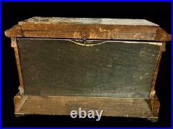 Seth Thomas Antique Adamantine CLAY Mantle Clock 1914 half hour chime Works well