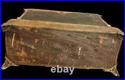 Seth Thomas Antique Adamantine CLAY Mantle Clock 1914 half hour chime Works well