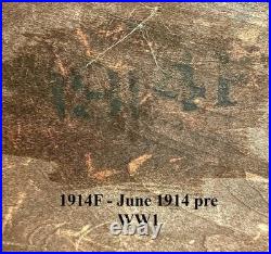 Seth Thomas Antique Adamantine CLAY Mantle Clock 1914 half hour chime Works well