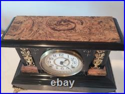 Seth Thomas Antique Adamantine Mantle Clock