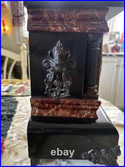 Seth Thomas Antique Clock Mantle Shelf Victorian Adamantine