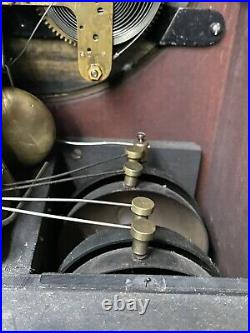 Seth Thomas Antique Grand Gothic Sonora Bells Chime Clock 4 Bells