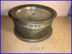 Seth Thomas Antique Metal Maritime Ships Clock Made in USA (Read Description)