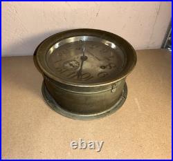 Seth Thomas Antique Metal Maritime Ships Clock Made in USA (Read Description)