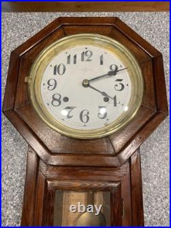 Seth Thomas Antique Octagon Wall Clock