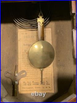 Seth Thomas Antique Octagon Wall Clock