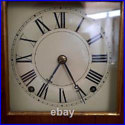 Seth Thomas Antique Patent Spring Drive Eight Day Clock, 1880's & still working