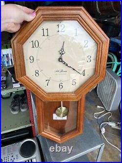 Seth Thomas Antique Regulator Octagon Wall Clock Model No. 1819