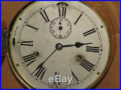 Seth Thomas Antique Ships Bell Clock. 1889chelsea Key