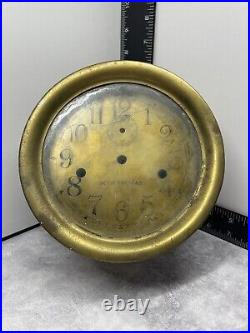 Seth Thomas Antique Ships Bell Clock Brass Casing Only