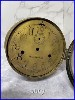 Seth Thomas Antique Ships Bell Clock Brass Casing Only