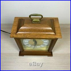 Seth Thomas Antique Vintage Wooden Chime Clock Meth 1214 Dimensions 6.5 x 8
