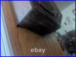 Seth Thomas Antique Wall Clock Octagon Top Working Original Dial & Pendulu