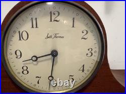 Seth Thomas Antique Wood Mantle Chime Clock