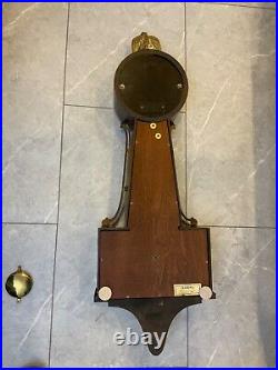 Seth Thomas Banjo George Washington Wall Clock Mt Vernon-DELAWARE org Box Non wk