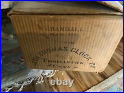 Seth Thomas Banjo George Washington Wall Clock Mt Vernon-DELAWARE org Box Non wk