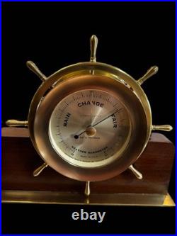 Seth Thomas Barometer and Clock Duo