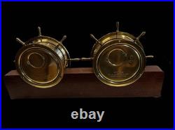 Seth Thomas Barometer and Clock Duo