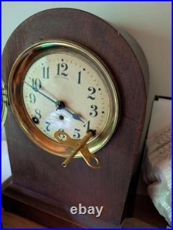 Seth Thomas Beehive 8 Day Mantle Clock 1885 Working Condition