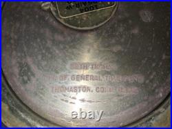Seth Thomas Brass Ship Bell Maritime Clock Corsair W E537-000 German Movt WORKS Seth Thomas Brass Ship Bell Maritime Clock Corsair W E537-000 German Movt WORKS