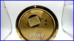 Seth Thomas Brass Ship Bell Maritime Clock Corsair W E537-000 -WORKING! German Seth Thomas Brass Ship Bell Maritime Clock Corsair W E537-000 -WORKING! German