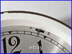 Seth Thomas Brass Ship Bell Maritime Clock Corsair-W E537-000 withKey