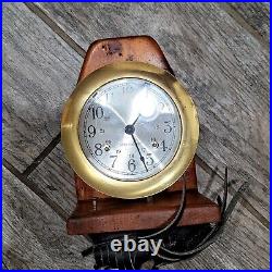 Seth Thomas Brass Ship Clock