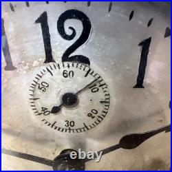 Seth Thomas Brass Ship Deck Clock Running Well, Includes A Key