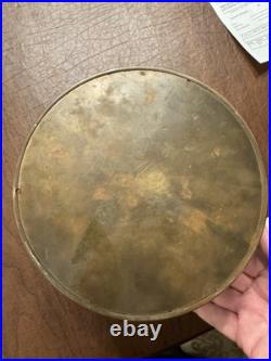 Seth Thomas Brass Ship Deck Clock Running Well, Includes A Key