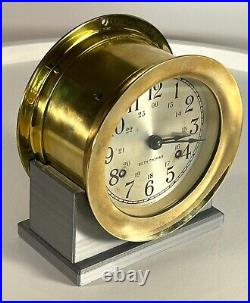 Seth Thomas Brass Ships Bells Corsair-W Model E537-000 Clock