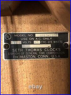 Seth Thomas Brookfield 6W E530-001 Series Wall Clock